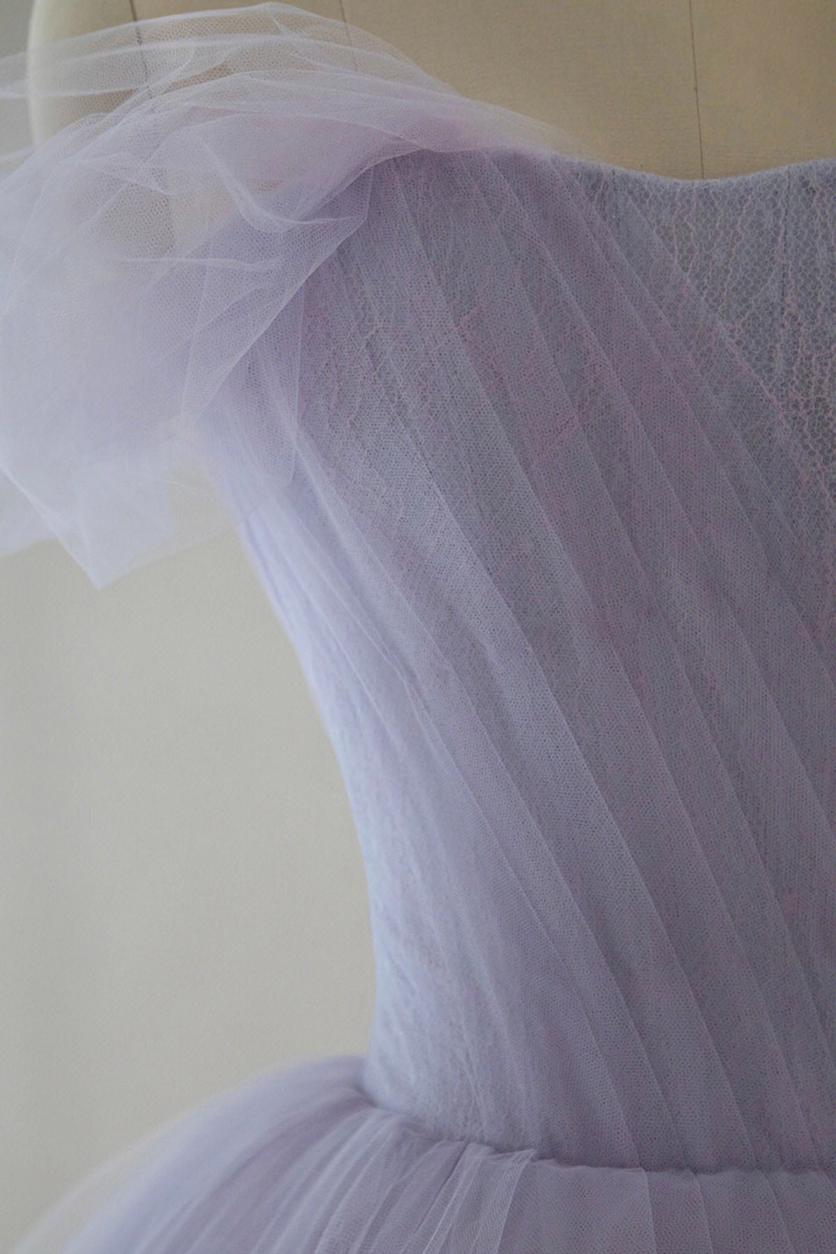 Purple Tulle Short Prom Dress