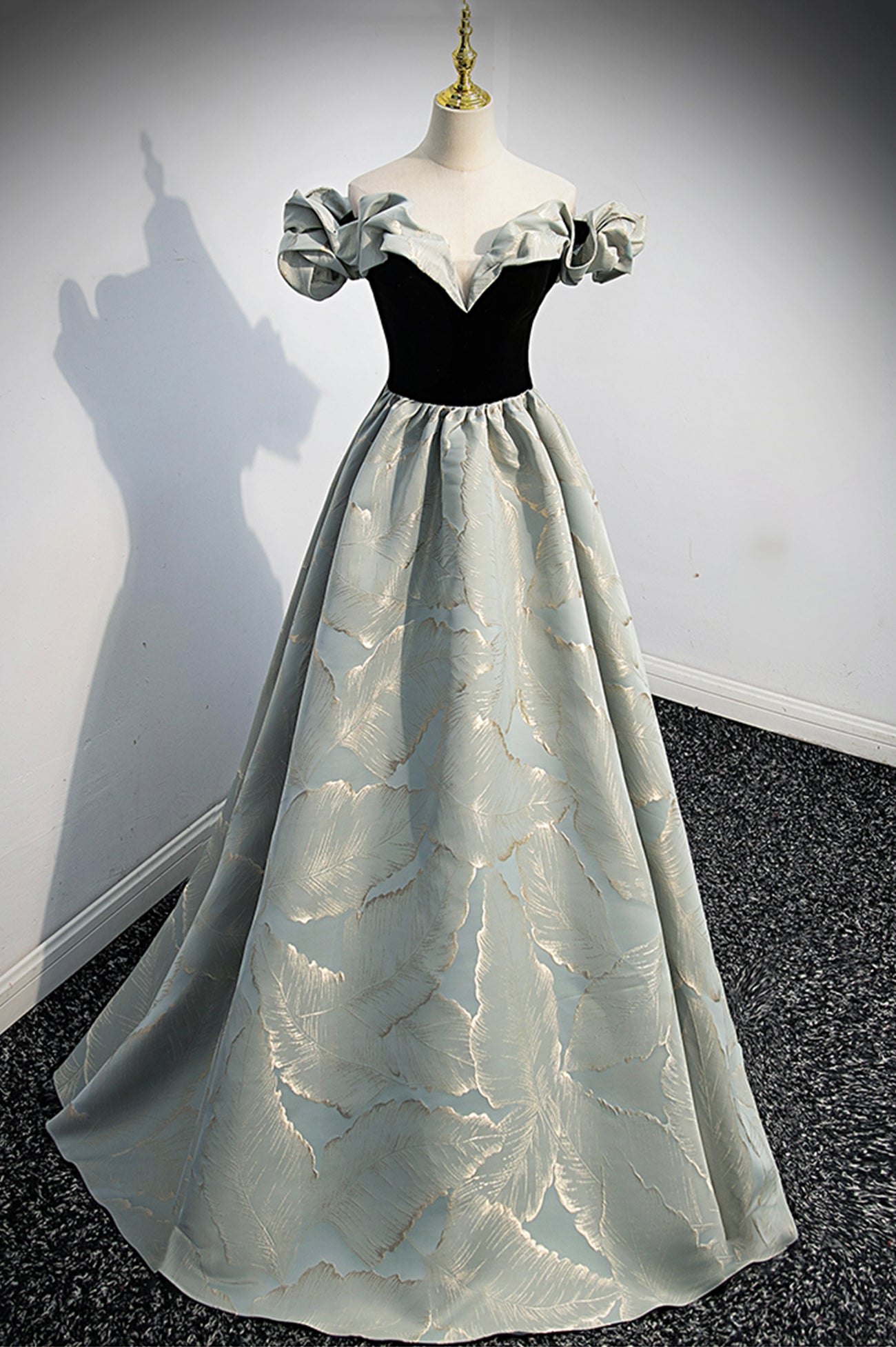 Stylish Satin Floor Length Prom Dress
