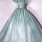 Cute Tulle Long Prom Dresses, A-Line Evening Dresses