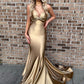 Mermaid Satin Floor Length Prom Dress