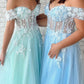 Beautiful Off the Shoulder Lace Floor Length Prom Dress