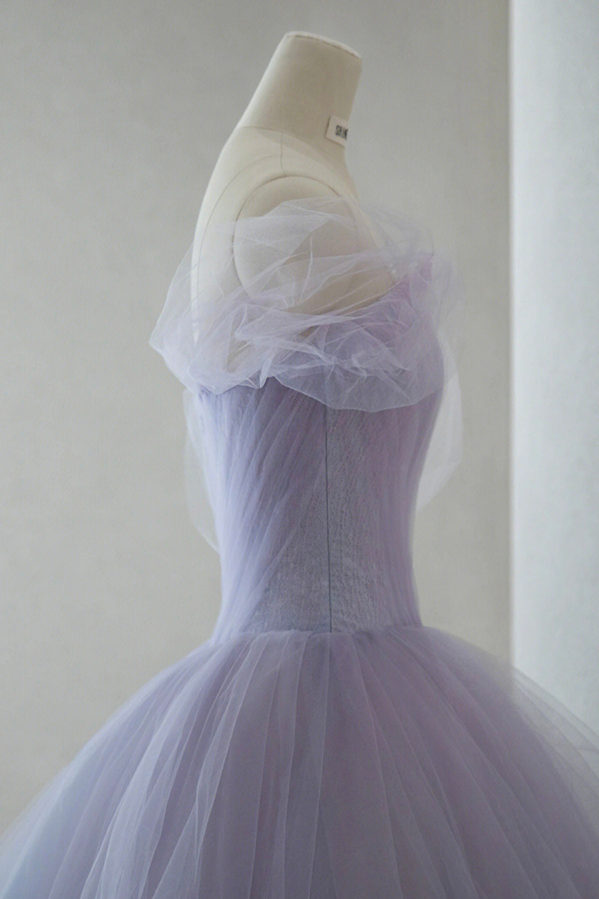 Purple Tulle Short Prom Dress