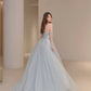 Stylish Tulle Lace Long Prom Dress Evening Dress