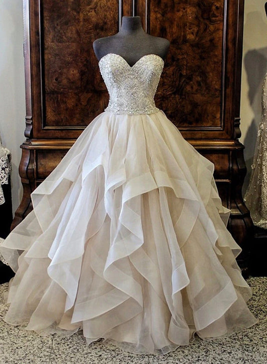 Gorgeous Sweetheart layered ball gown